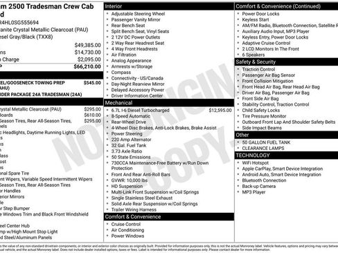 New 2025 RAM 2500 Tradesman RWD image 5