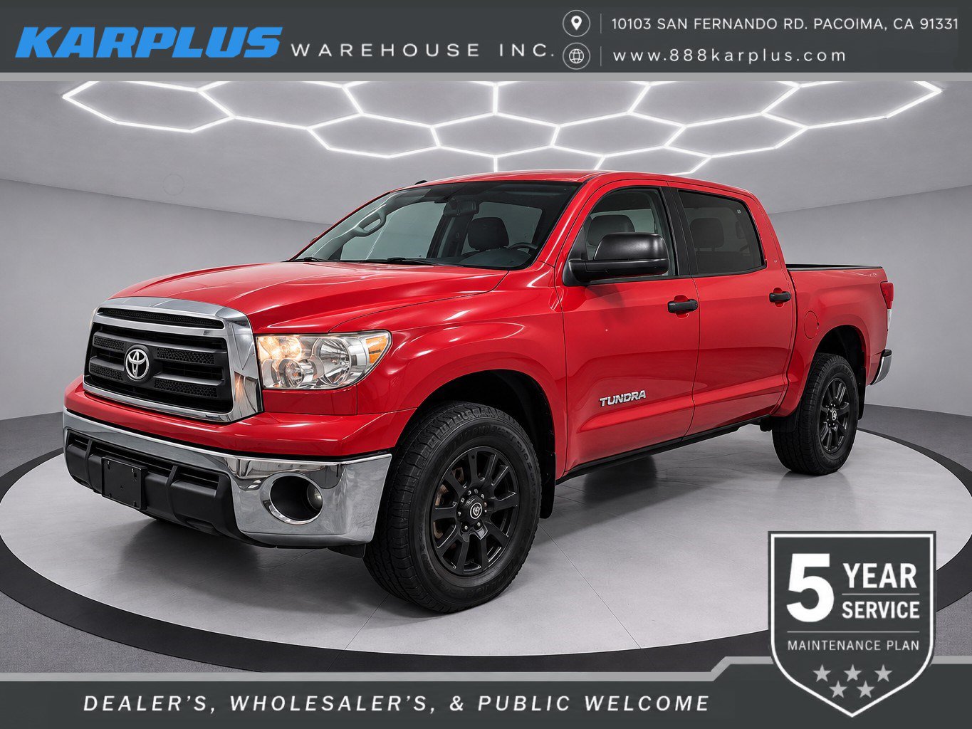Used 2012 Toyota Tundra 2WD CrewMax w/ Tow Pkg image 1