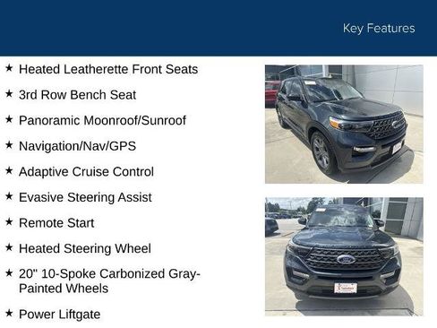 Certified 2023 Ford Explorer XLT w/ Equipment Group 202A RWD image 34