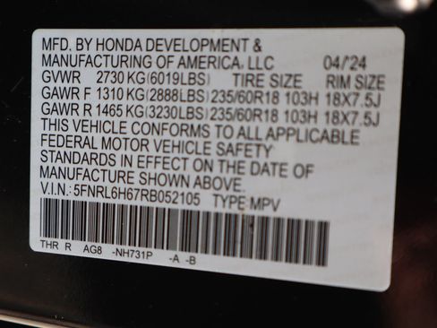 Used 2024 Honda Odyssey EX-L image 41