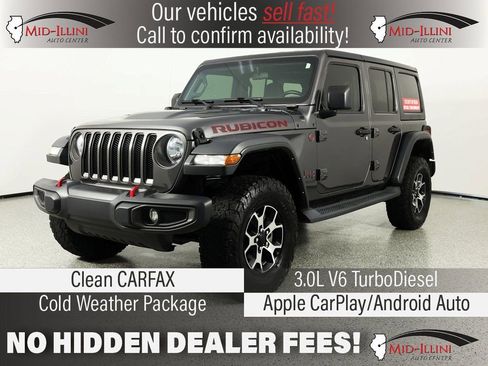 Used 2021 Jeep Wrangler Unlimited Rubicon w/ Cold Weather Group image 1