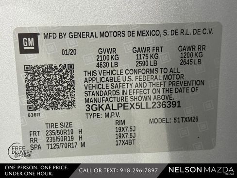 Used 2020 GMC Terrain SLT w/ Preferred Package FWD image 52