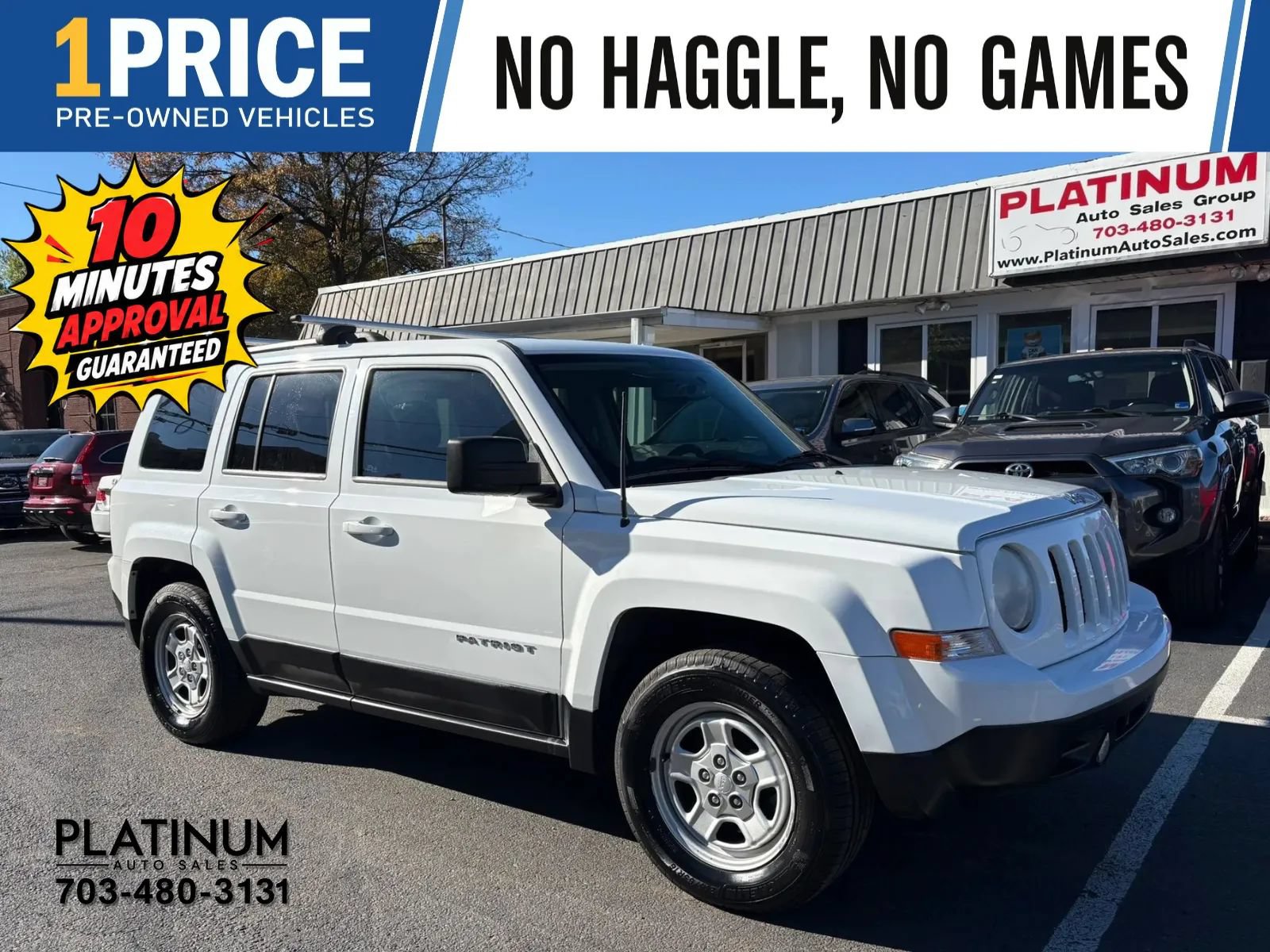 Used 2014 Jeep Patriot Sport w/ Power Value Group FWD image 1