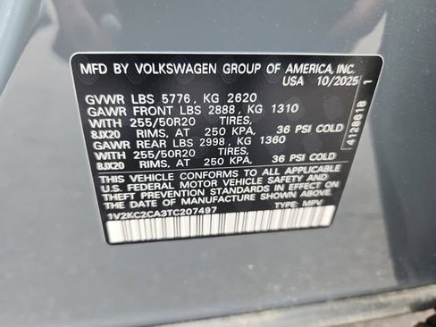 New 2026 Volkswagen Atlas Cross Sport SE image 10