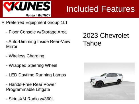 Used 2023 Chevrolet Tahoe LT w/ Luxury Package AWD/4WD image 3