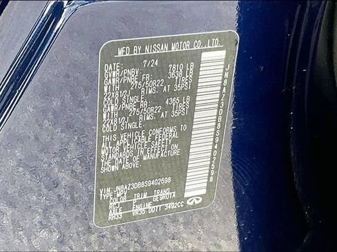Used 2025 INFINITI QX80 Sensory AWD/4WD image 16