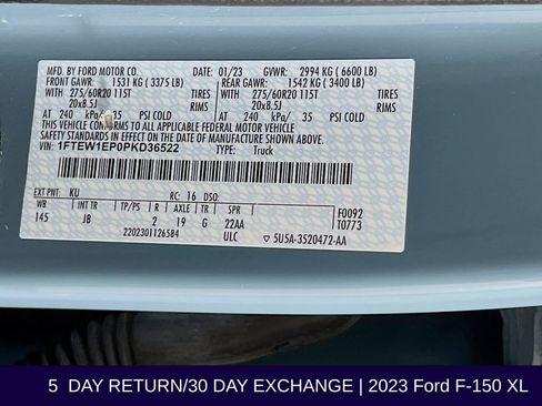 Used 2023 Ford F150 XL w/ STX Appearance Package image 36