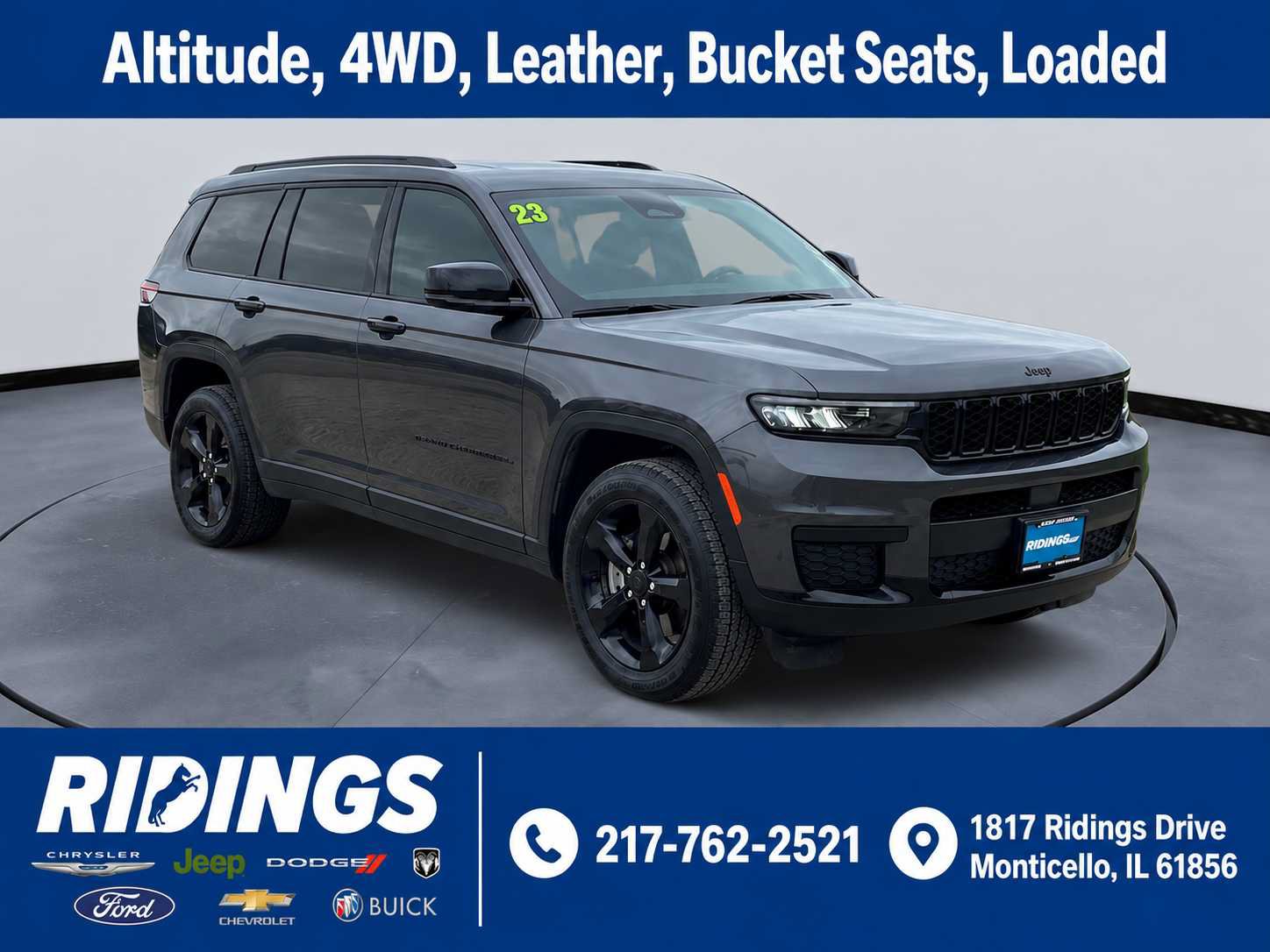 Used 2023 Jeep Grand Cherokee L Laredo AWD/4WD image 1