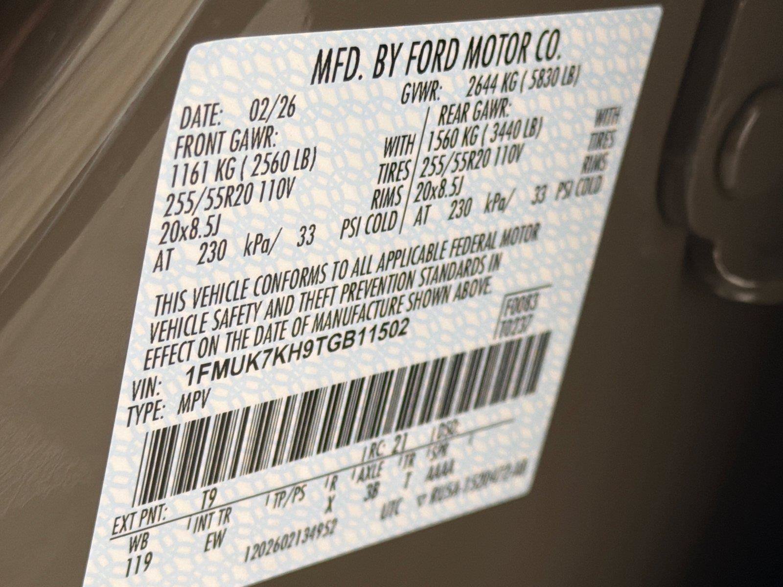 Used 2026 Ford Explorer ST-Line w/ Premium Package RWD image 30