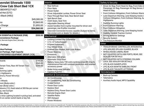 Used 2023 Chevrolet Silverado 1500 Custom w/ LPO, Dark Essentials Package image 25