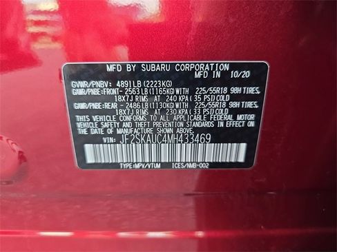 Used 2021 Subaru Forester Limited w/ Popular Package #3 image 33