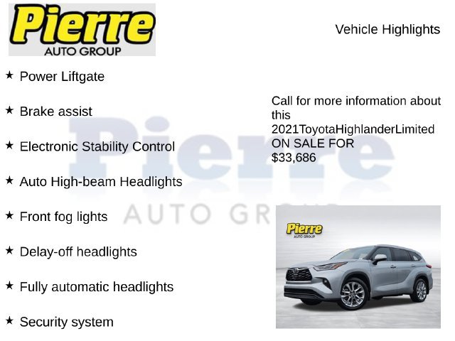 Used 2021 Toyota Highlander Limited AWD/4WD image 14