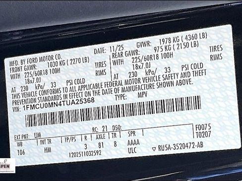 New 2026 Ford Escape ST-Line FWD image 13