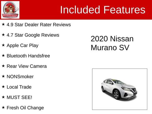 Used 2020 Nissan Murano SV FWD image 4