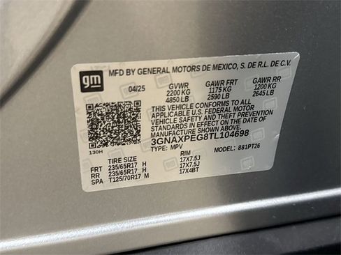 Used 2026 Chevrolet Equinox LT w/ LPO, Floor Liner Package image 28