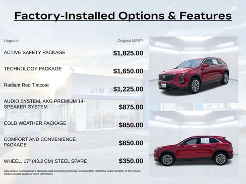 Used 2024 Cadillac XT4 Premium Luxury w/ Active Safety Package FWD image 3