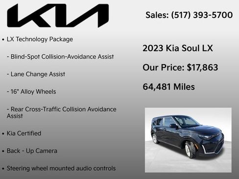 Used 2023 Kia Soul LX w/ LX Technology Package image 7