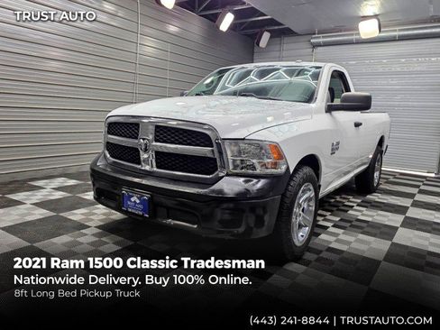Used 2021 RAM 1500 Tradesman w/ Popular Equipment Group RWD image 1
