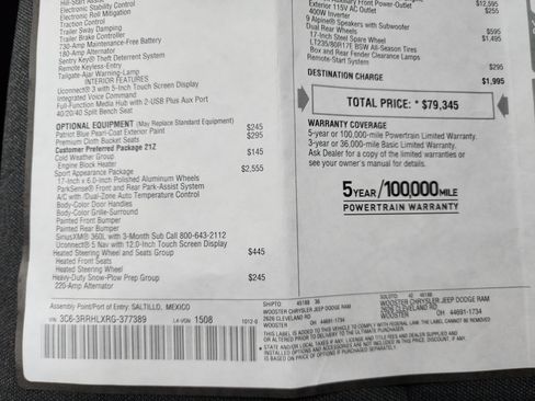 Used 2024 RAM 3500 Big Horn w/ Sport Appearance Package image 50