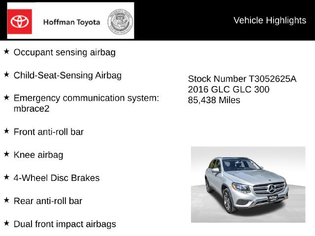 Used 2016 Mercedes-Benz GLC 300 4MATIC image 20