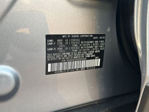 Certified 2025 Subaru Outback Premium w/ Popular Package #1A image 11