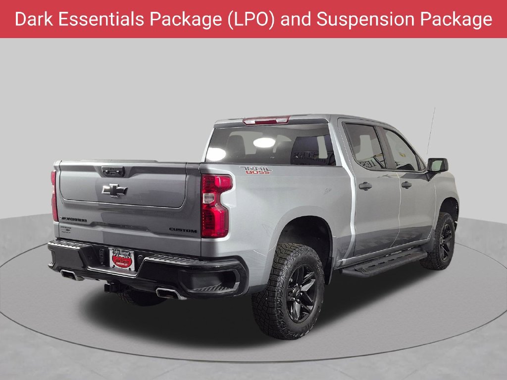 Certified 2024 Chevrolet Silverado 1500 Custom Trail Boss w/ LPO, Dark Essentials Package AWD/4WD image 10