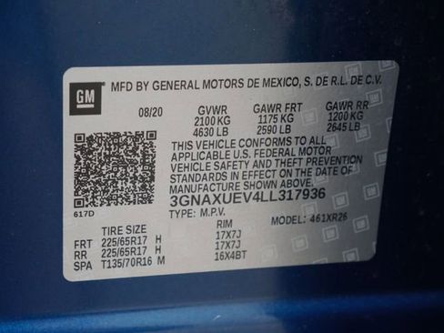 Used 2020 Chevrolet Equinox LT AWD/4WD image 24