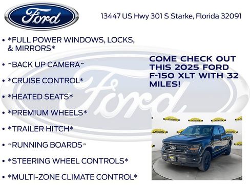 New 2025 Ford F150 XLT w/ Equipment Group 302A MID image 10