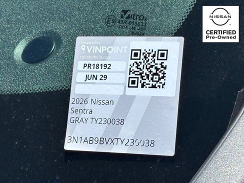 Certified 2026 Nissan Sentra S w/ S Cold Weather Package FWD image 30