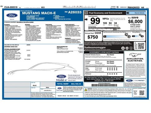 Used 2024 Ford Mustang Mach-E Premium AWD/4WD image 2