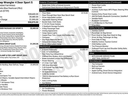 New 2026 Jeep Wrangler Unlimited Sport AWD/4WD image 5