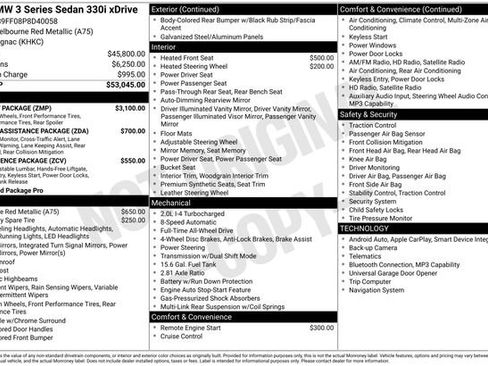 Certified 2023 BMW 330i xDrive Sedan w/ M Sport Package AWD/4WD image 21