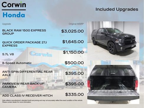 Used 2016 RAM 1500 Express w/ Black Ram 1500 Express Group AWD/4WD image 4