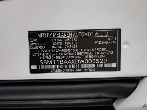 Used 2013 McLaren MP4-12C Spider image 98