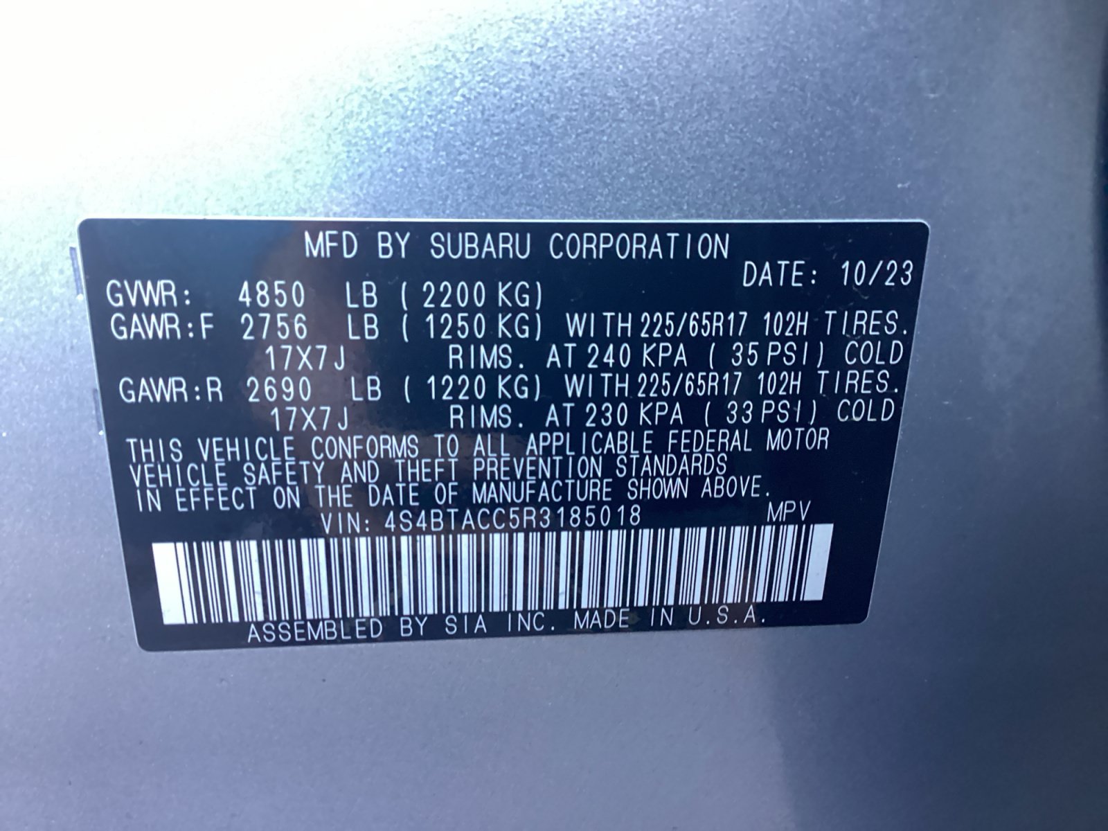 Certified 2024 Subaru Outback Premium AWD/4WD image 16