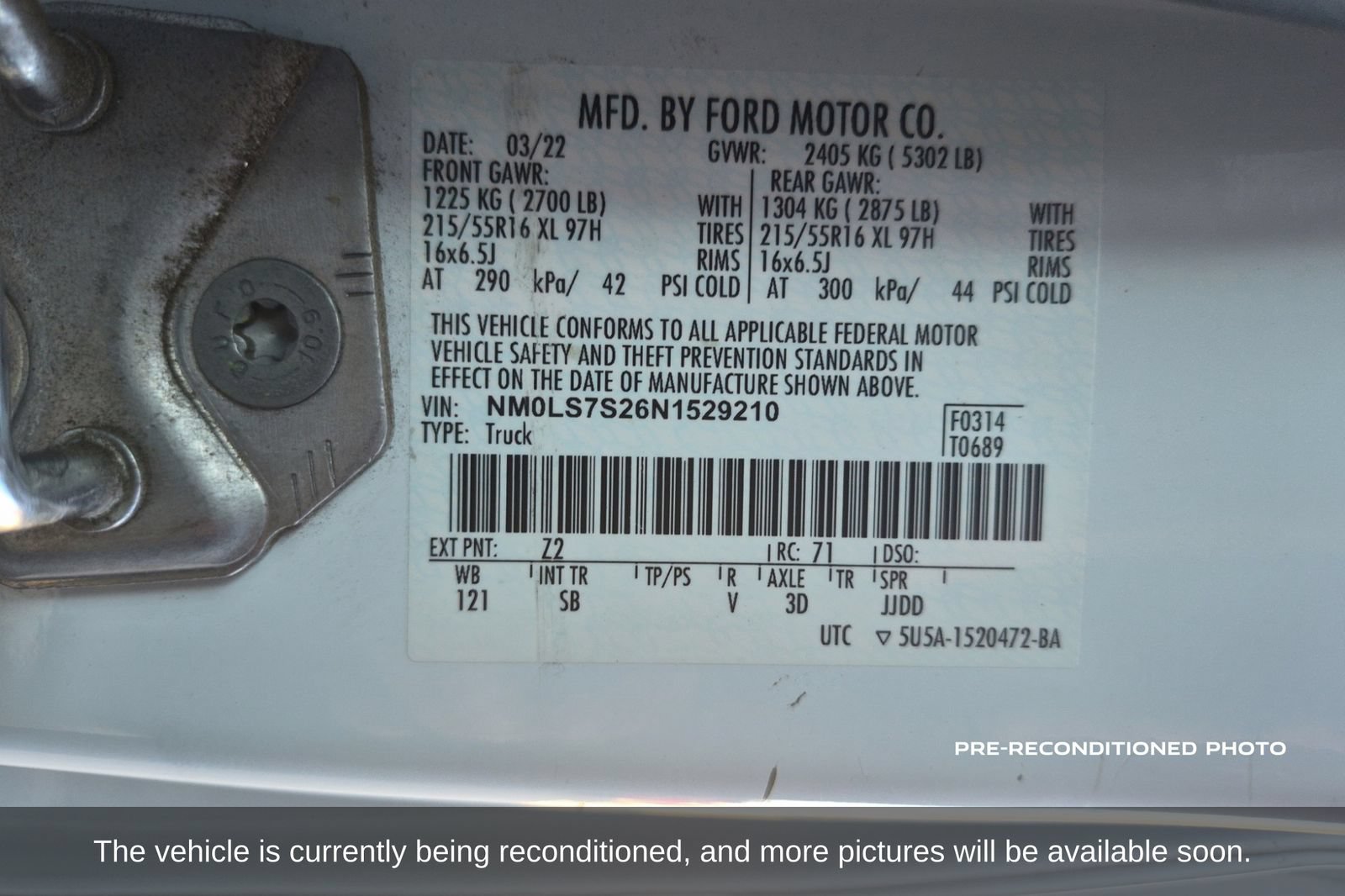 Used 2022 Ford Transit Connect XL FWD image 19