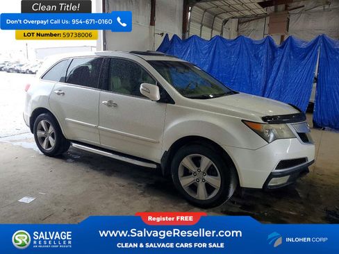 Used 2010 Acura MDX w/ Technology Package AWD/4WD image 5