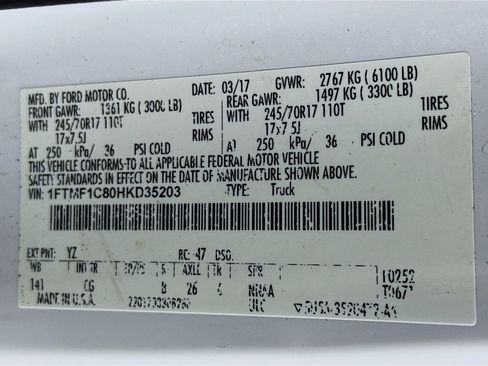 Used 2017 Ford F150 XL w/ Equipment Group 101A Mid image 35