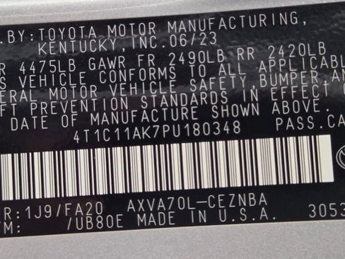 Used 2023 Toyota Camry LE FWD image 33