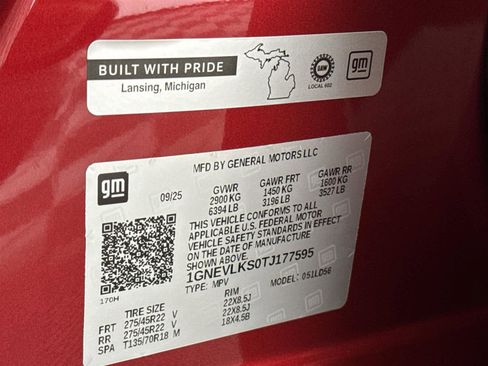 Used 2026 Chevrolet Traverse RS w/ LPO, Floor Liner Package image 31