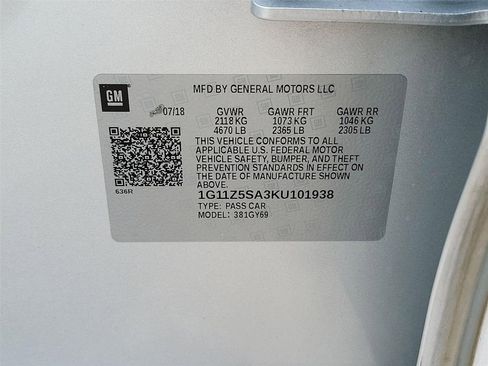 Used 2019 Chevrolet Impala LT w/ LT Convenience Package FWD image 25