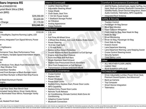 Used 2025 Subaru Impreza RS image 23