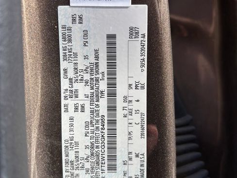 Used 2016 Ford F150 XLT w/ Equipment Group 302A Luxury RWD image 14