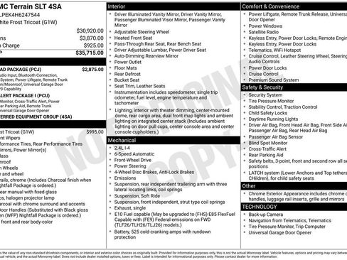 Used 2017 GMC Terrain SLT w/ Open Road Package image 7