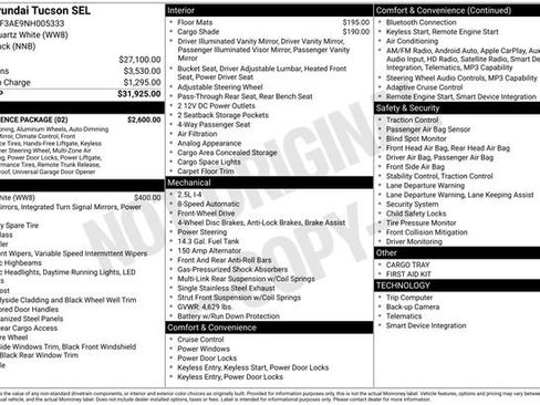 Used 2022 Hyundai Tucson SEL w/ Convenience Package image 42