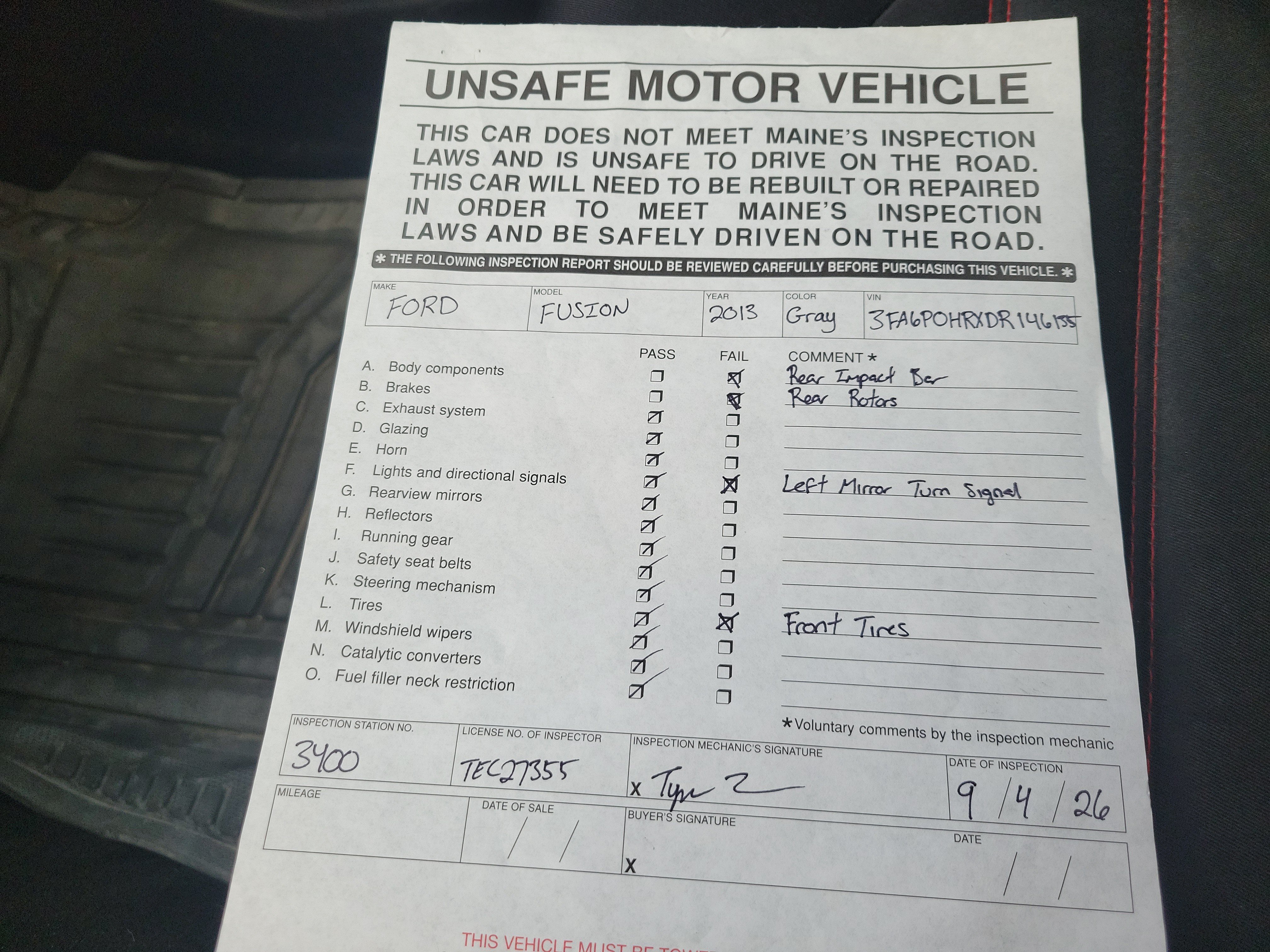 Used 2013 Ford Fusion SE FWD image 9