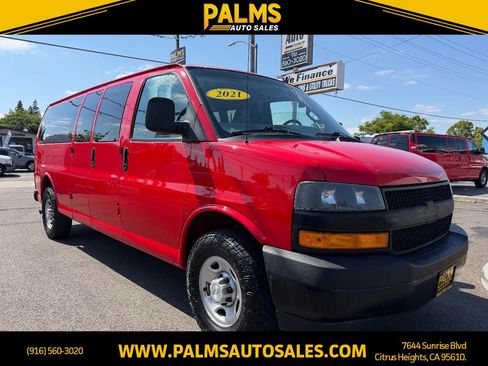 Used 2021 Chevrolet Express 3500 LS w/ Cold Climate Package RWD image 1