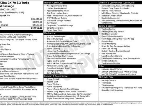 Used 2025 MAZDA CX-70 3.3 Turbo w/ Preferred Package image 10