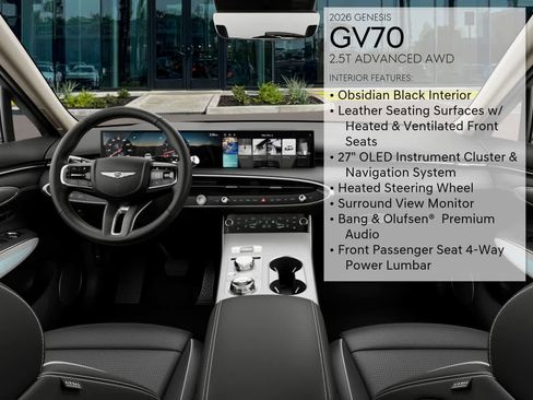 New 2026 Genesis GV70 2.5T Advanced image 17