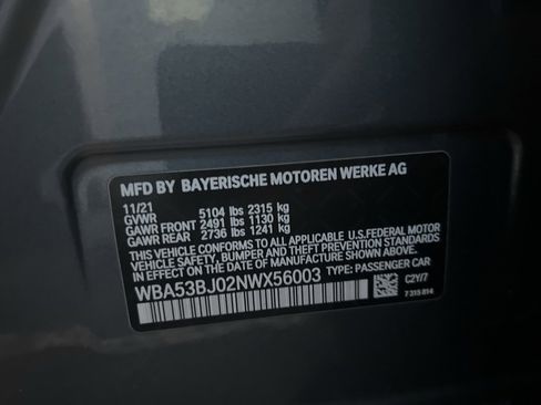 Certified 2022 BMW 540i w/ Premium Package image 14